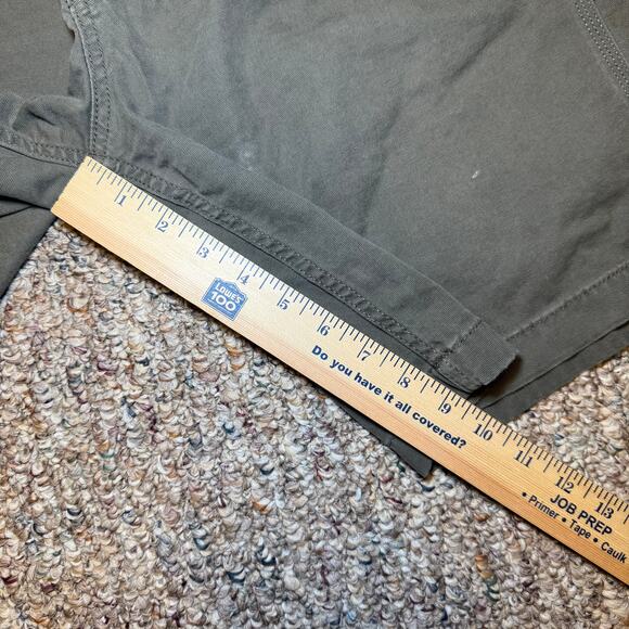 Carhartt Rugged Flex Short 36 Green Relaxed Fit Canvas Utility Work 9'' Inseam - Picture 7 of 8